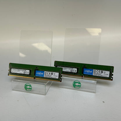 Micron 32GB Kit (2x16GB) DDR4 2666MHz PC4-2666V RAM 