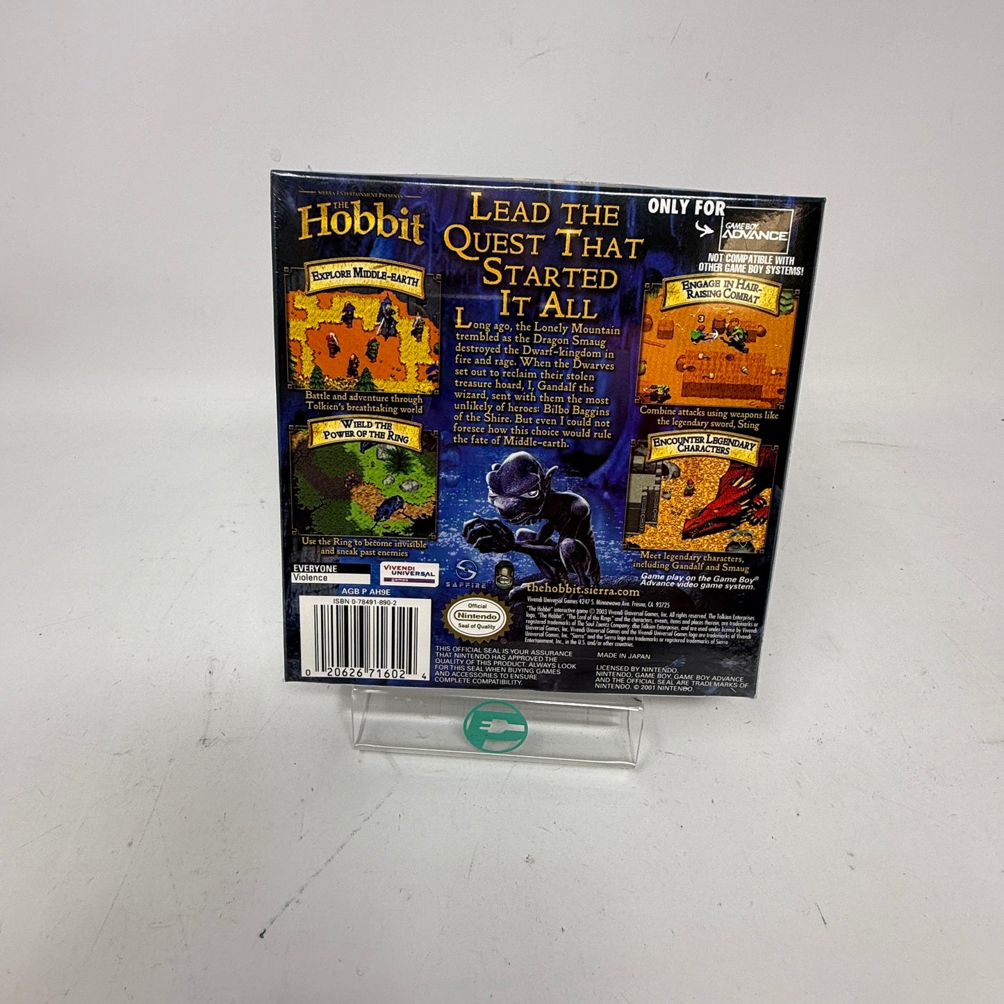 New The Hobbit (Nintendo GameBoy Advance, 2003)
