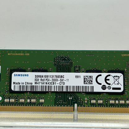 Samsung 8GB DDR4 2666MHz PC4-2666V Laptop RAM SO-DIMM M471A1K43CB1
