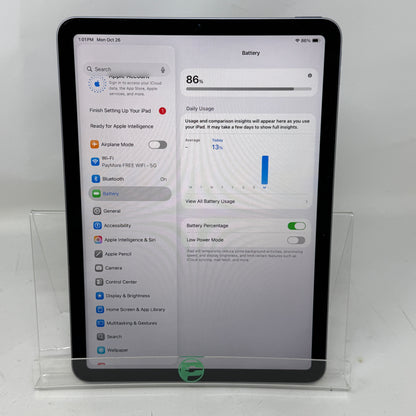 WiFi Only Apple iPad Air 5th Gen 64GB Purple MME23FD/A