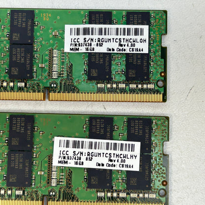 Samsung 32GB Kit (2x16GB) DDR4 2666MHz PC4-2666V Laptop RAM