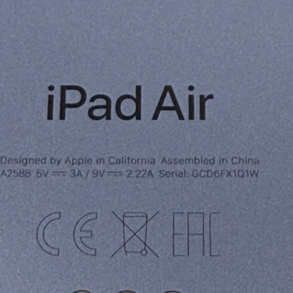 WiFi Only Apple iPad Air 5th Gen 64GB Purple MME23FD/A