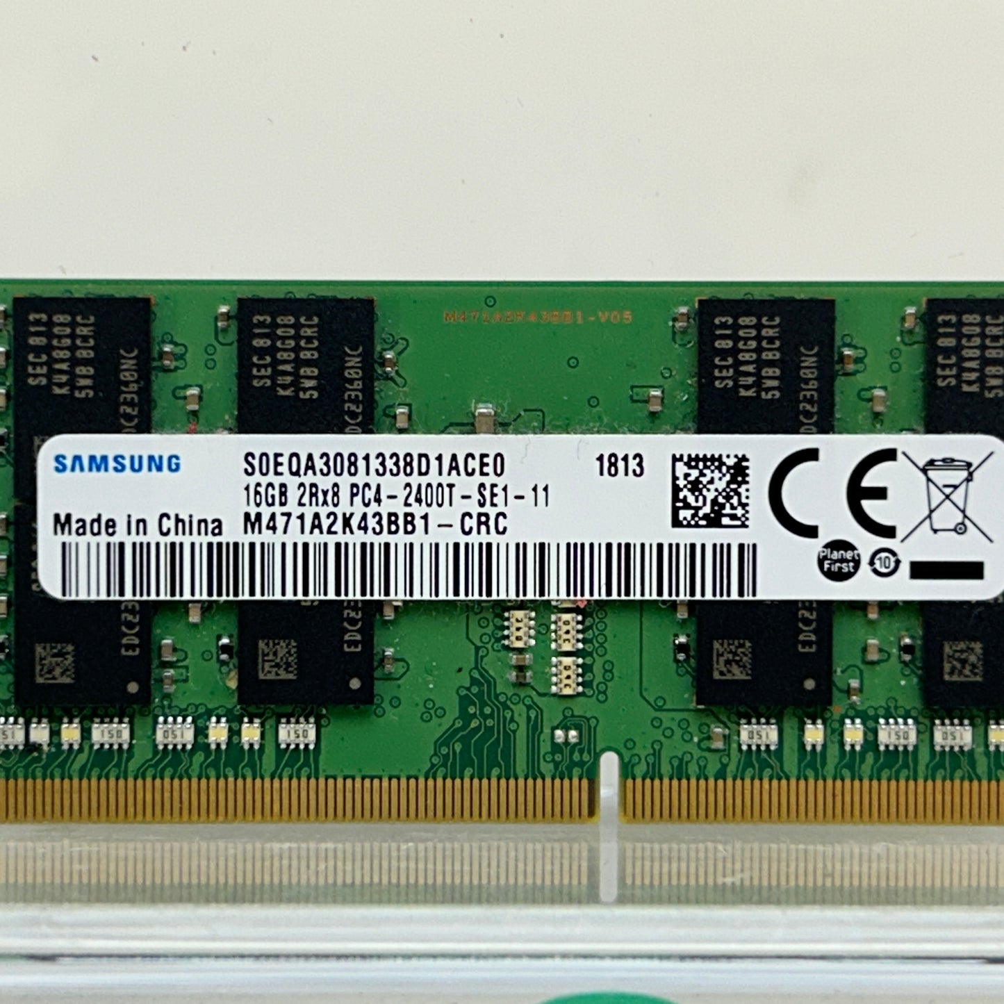 Samsung 16GB DDR4 2400 Laptop RAM PC4-2400T 2Rx8 SODIMM Memory