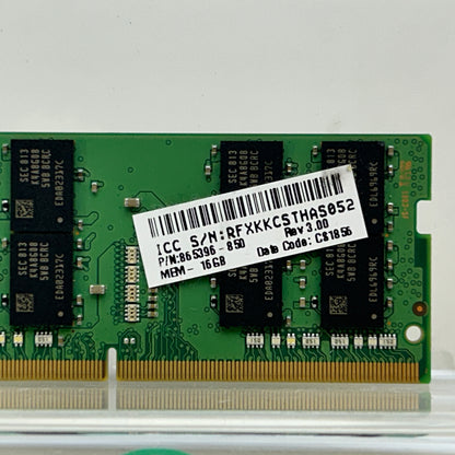 Samsung 16GB DDR4 2400 Laptop RAM PC4-2400T 2Rx8 SODIMM Memory