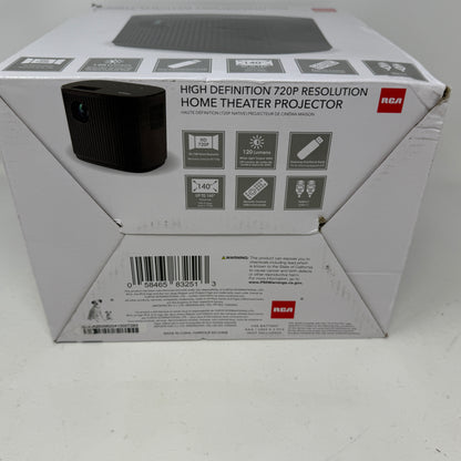 New RCA 720P Home Theater projector RPJ181