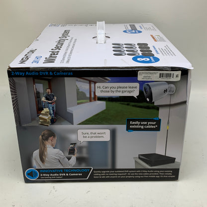 New Night Owl 2K HD Wired Security System 8 Cameras 12CH DVR 1TB 2-Way Audio