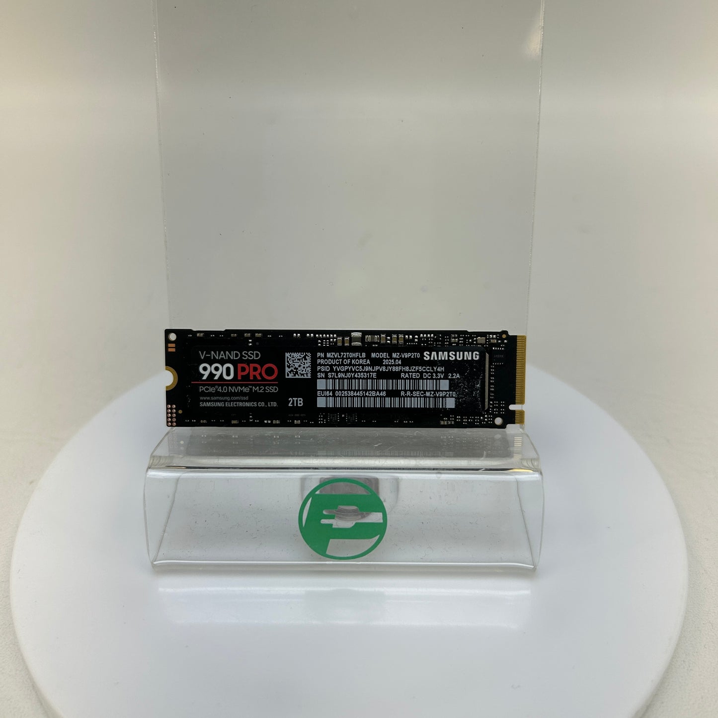 Samsung M.2 2280 990 Pro 2TB PCIe 4.0 x4 (NVMe) SSD MZ-V9P2T0