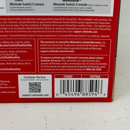 New Nintendo Switch 2 Camera Black 123734A