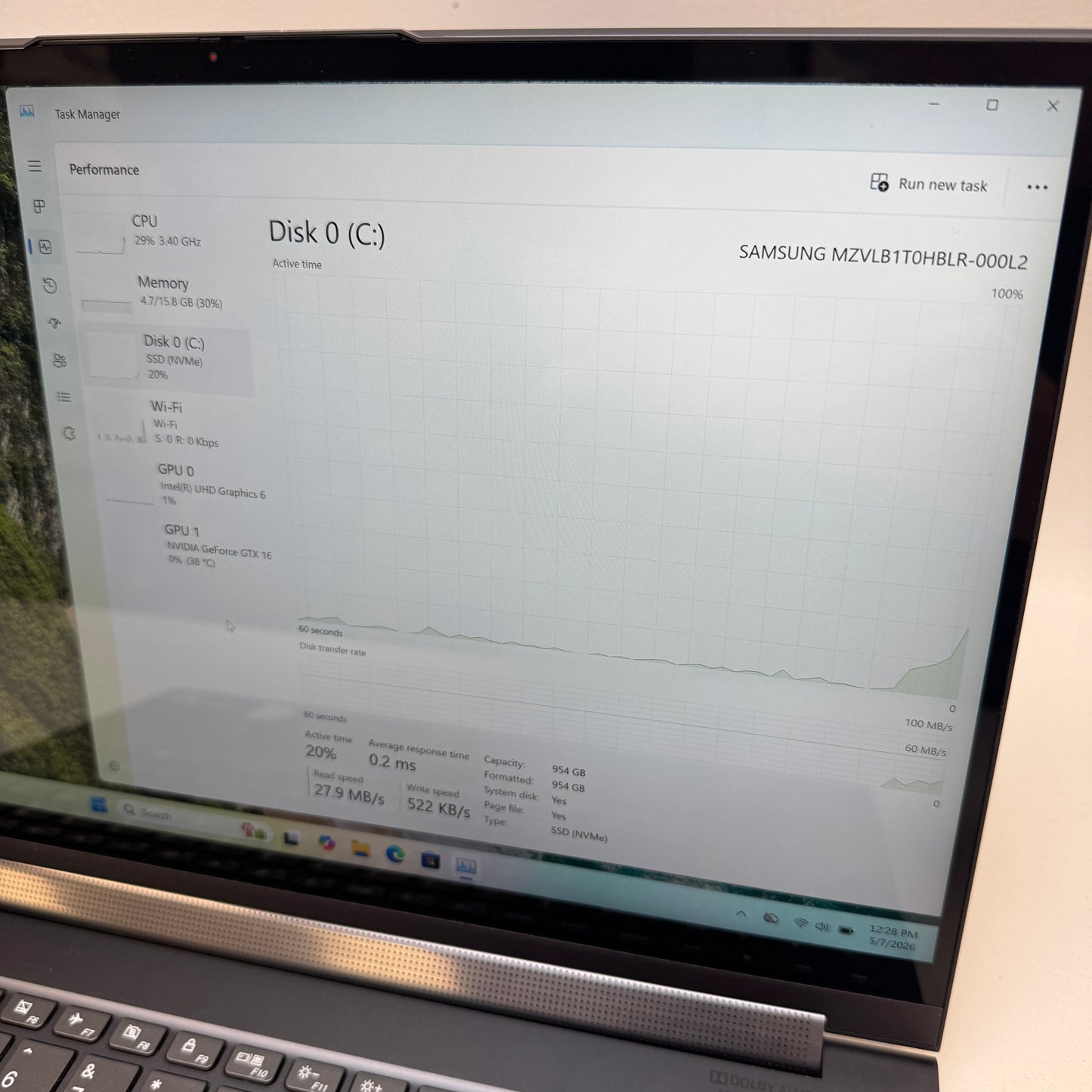 Lenovo Yoga C940 15IRH 15.6" i7-9750H 2.6GHz 16GB RAM 1TB SSD GeForce GTX 1650