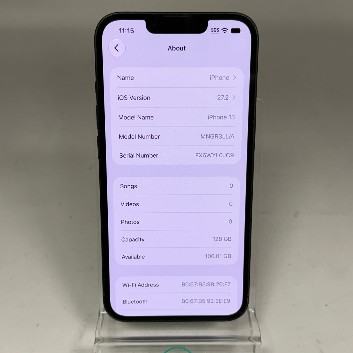 Factory Unlocked Apple iPhone 13 128GB Green MNGR3LL/A