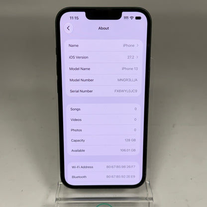 Factory Unlocked Apple iPhone 13 128GB Green MNGR3LL/A