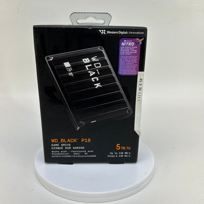 New Western Digital WD 2.5" BLACK P10 Game Drive 5TB USB 3.2 Gen 1
