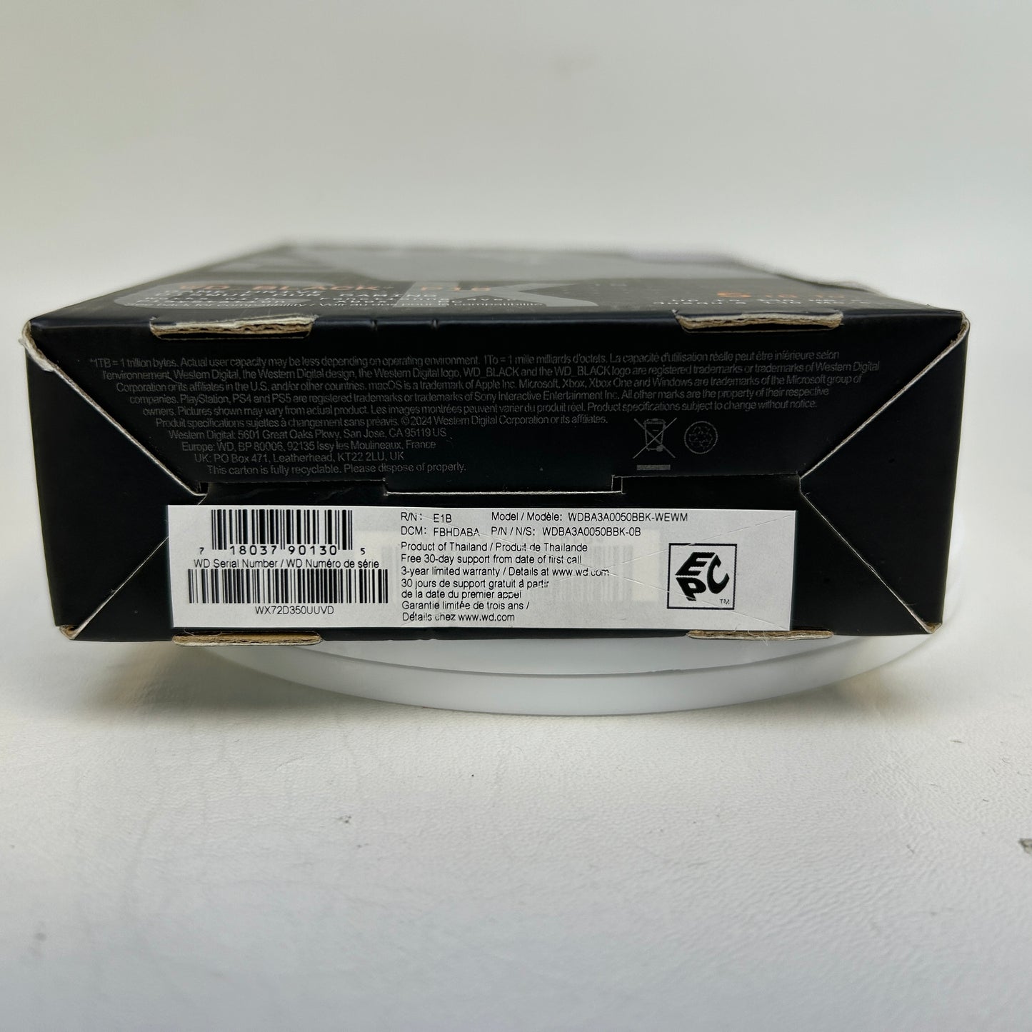 New Western Digital WD 2.5" BLACK P10 Game Drive 5TB USB 3.2 Gen 1