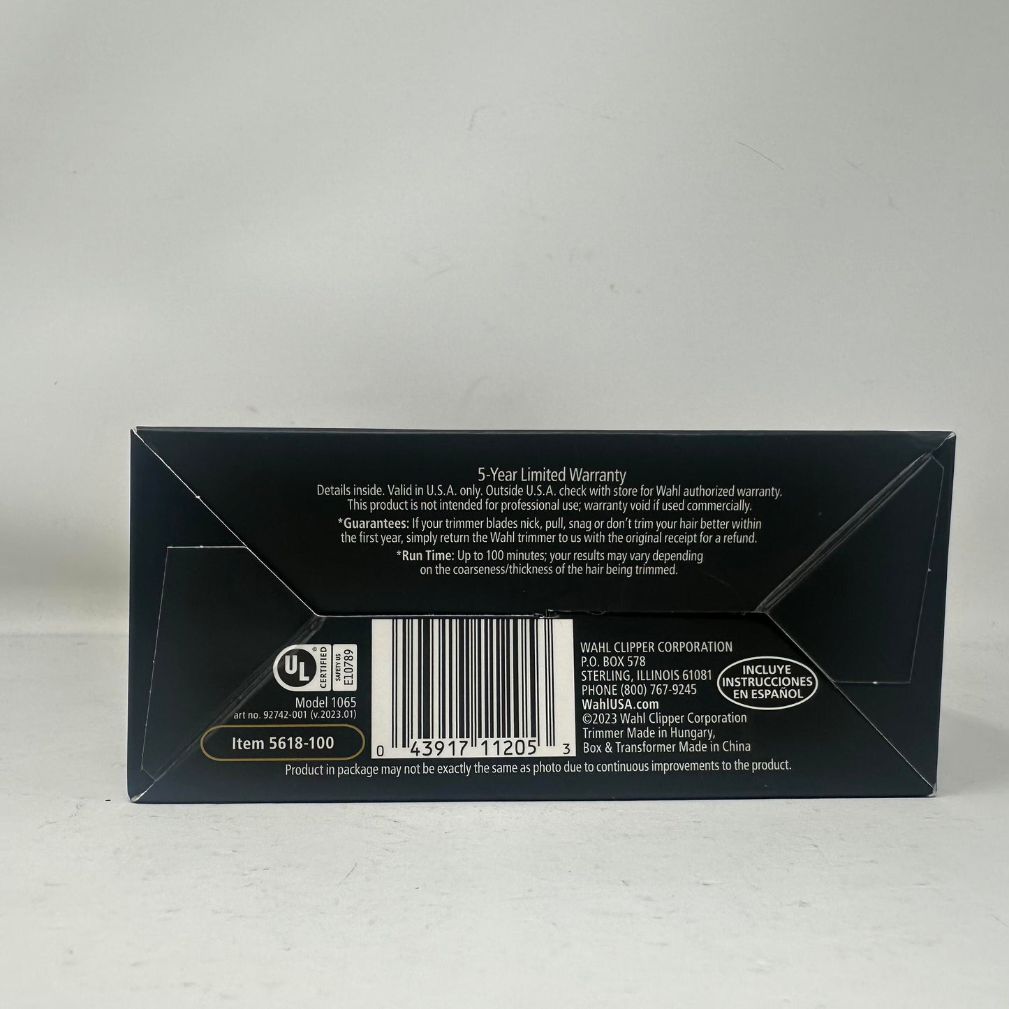 New Wahl Manscaper  Waterproof Body Groomer 1065