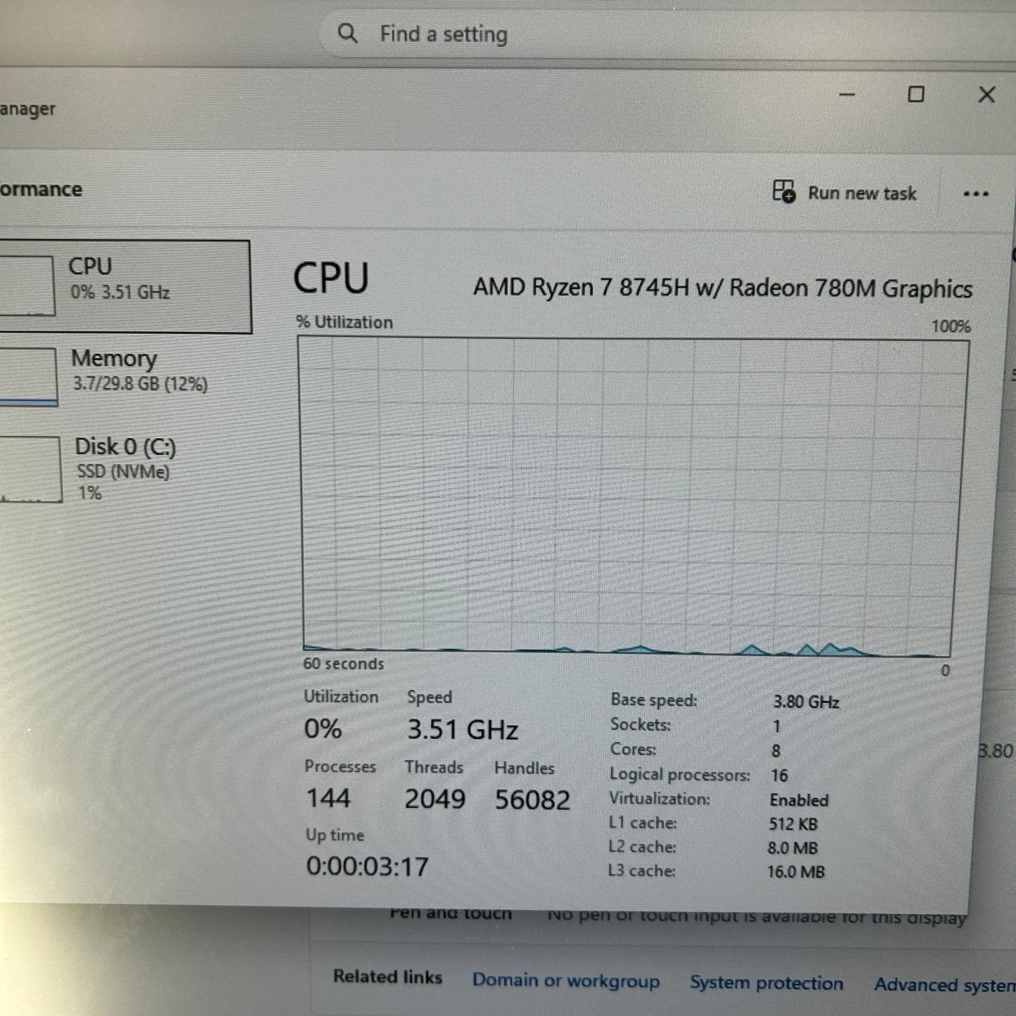 Minisforum EliteMini Series UM870 SLIM Ryzen 7 8745H 3.80GHz 32GB RAM 1TB SSD