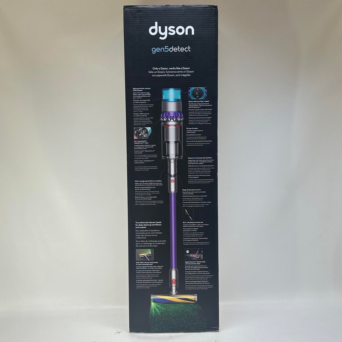 Dyson Gen5Detect Cordless Vacuum with 7 Accessories Purple 447930-01