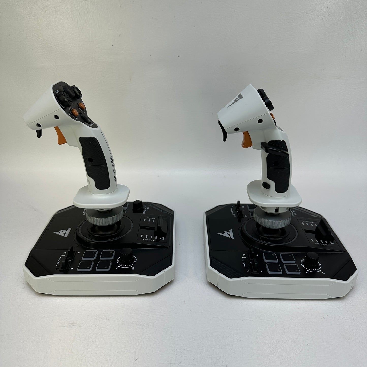 Thrustmaster SOL-R 2 HOSAS Space Sim Duo Dual Flight Joysticks PC White Black