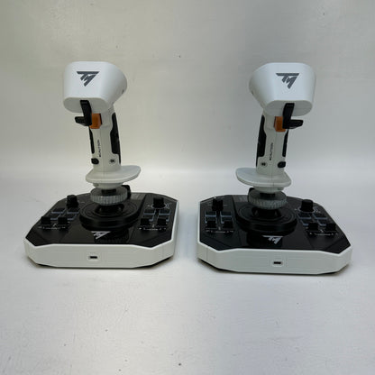 Thrustmaster SOL-R 2 HOSAS Space Sim Duo Dual Flight Joysticks PC White Black