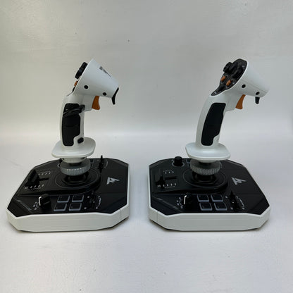 Thrustmaster SOL-R 2 HOSAS Space Sim Duo Dual Flight Joysticks PC White Black