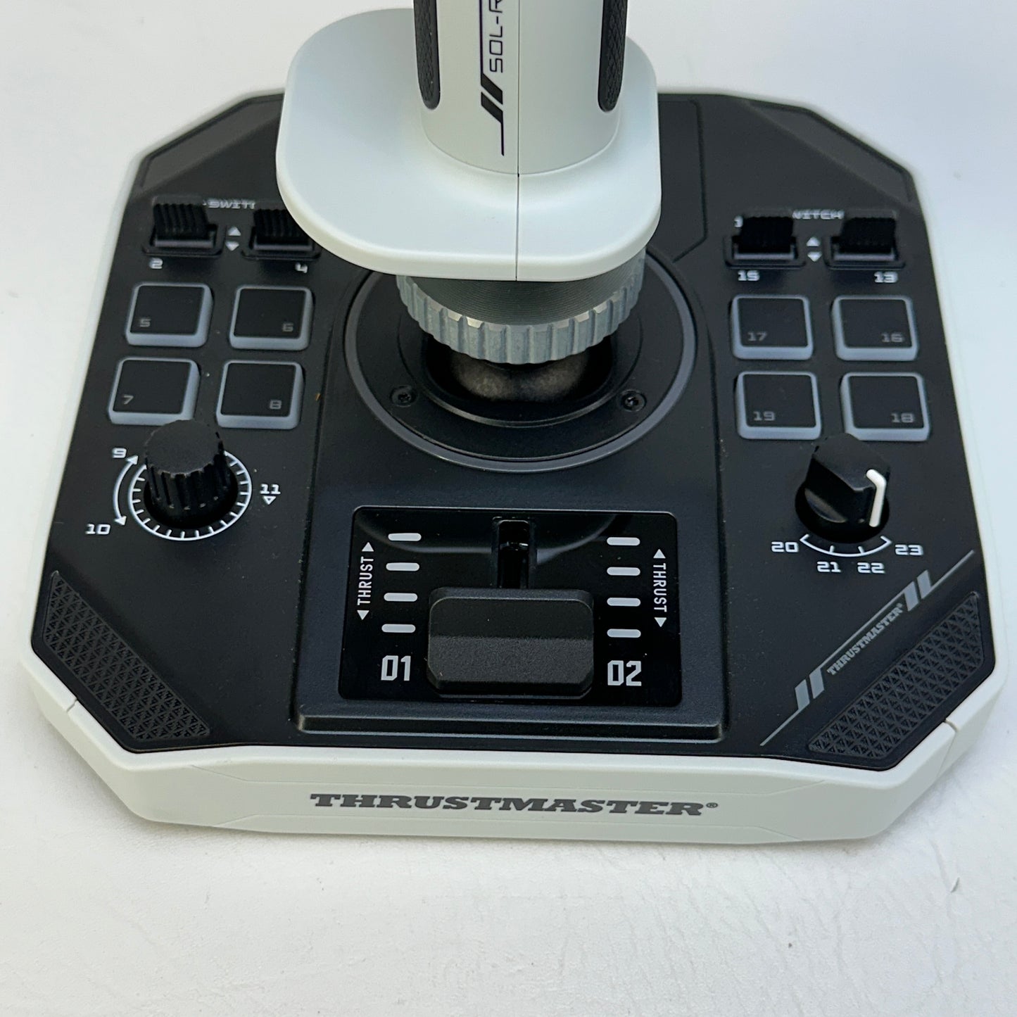 Thrustmaster SOL-R 2 HOSAS Space Sim Duo Dual Flight Joysticks PC White Black