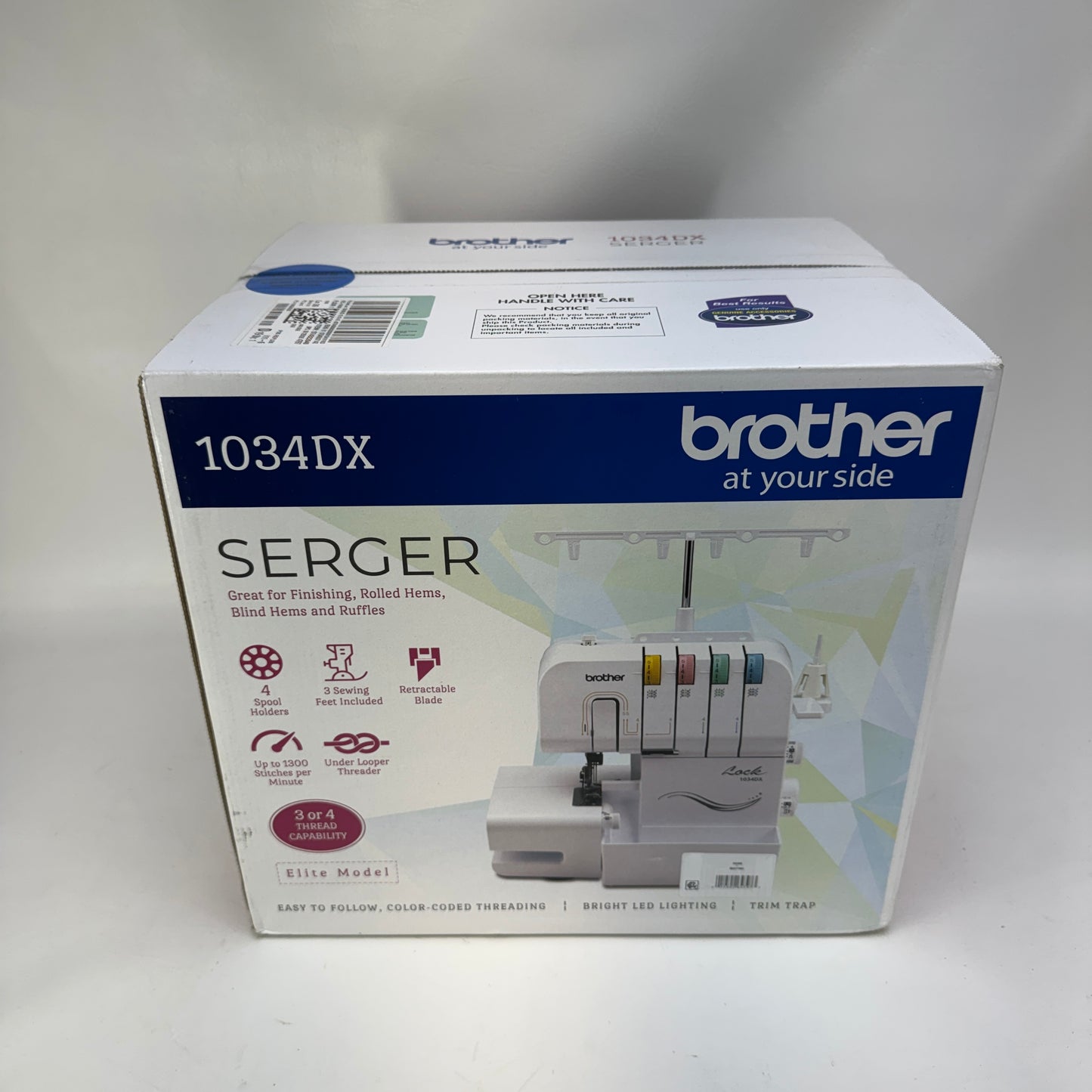 New Brother 1034DX 3/4 Thread Serger Machine