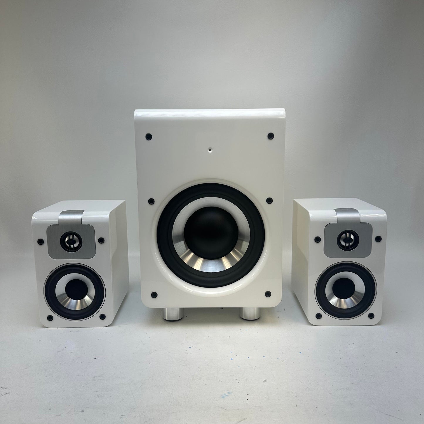 BlueSound Duo D30 Satellite Speakers White
