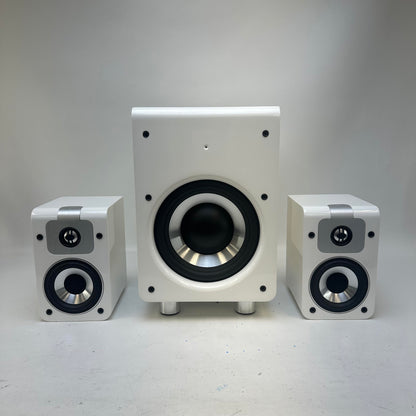 BlueSound Duo D30 Satellite Speakers White