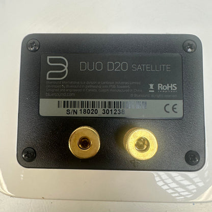 BlueSound Duo D30 Satellite Speakers White