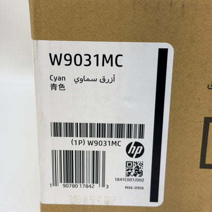 New HP Laserjet W9031MC Cyan Toner Cartridge