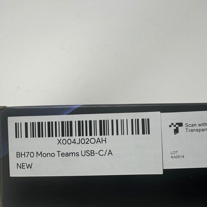 Yealink BH70 Mono Teams Bluetooth Headset  Black SM-R530NZ