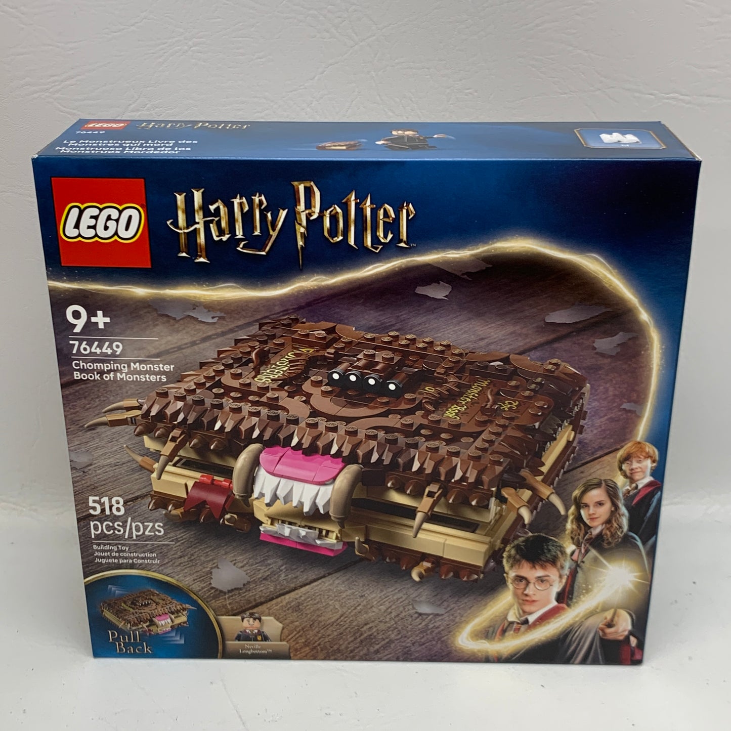 New Lego Harry Potter Chomping Monster Book of Monsters Building Set 76449