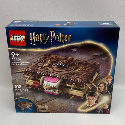 New Lego Harry Potter Chomping Monster Book of Monsters Building Set 76449