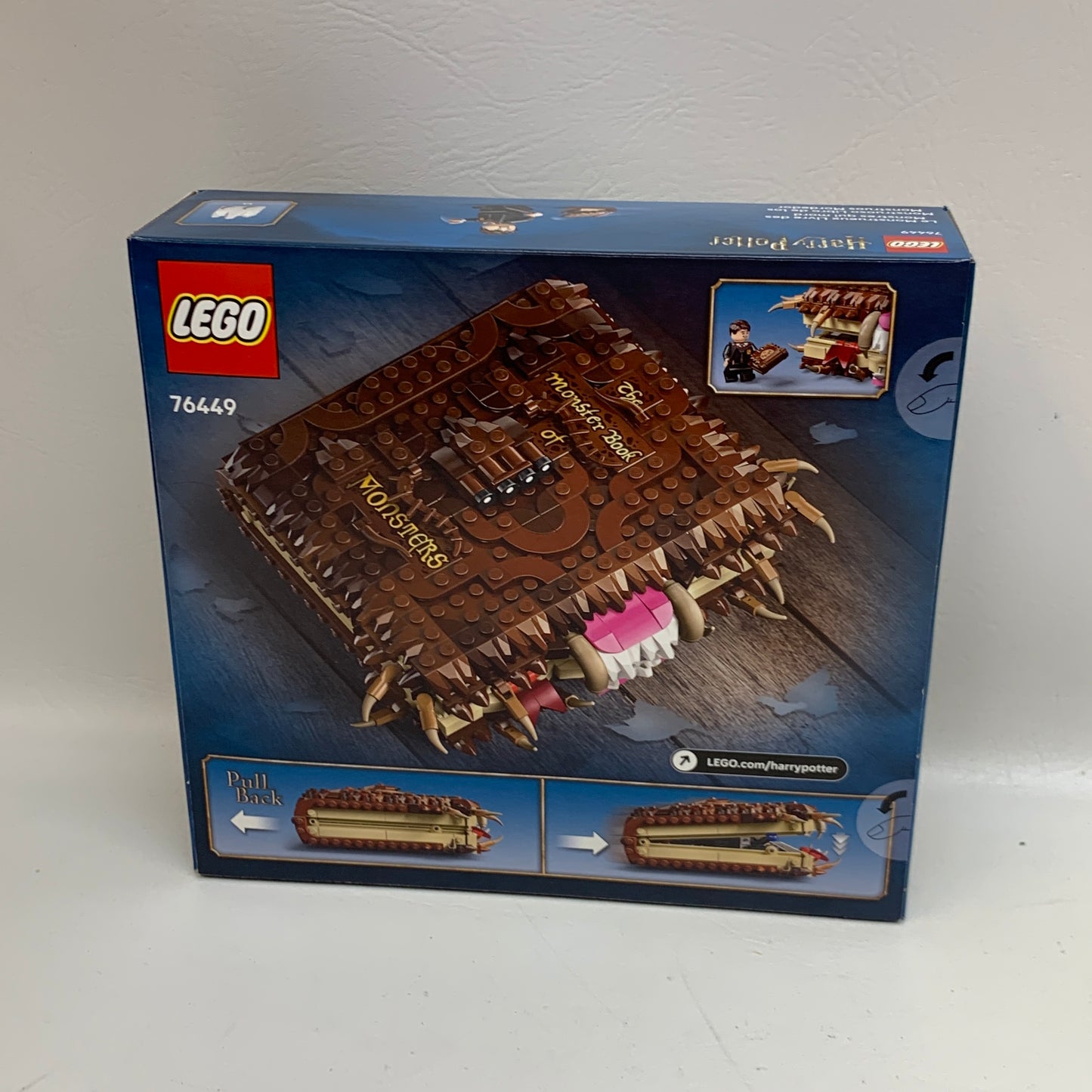New Lego Harry Potter Chomping Monster Book of Monsters Building Set 76449