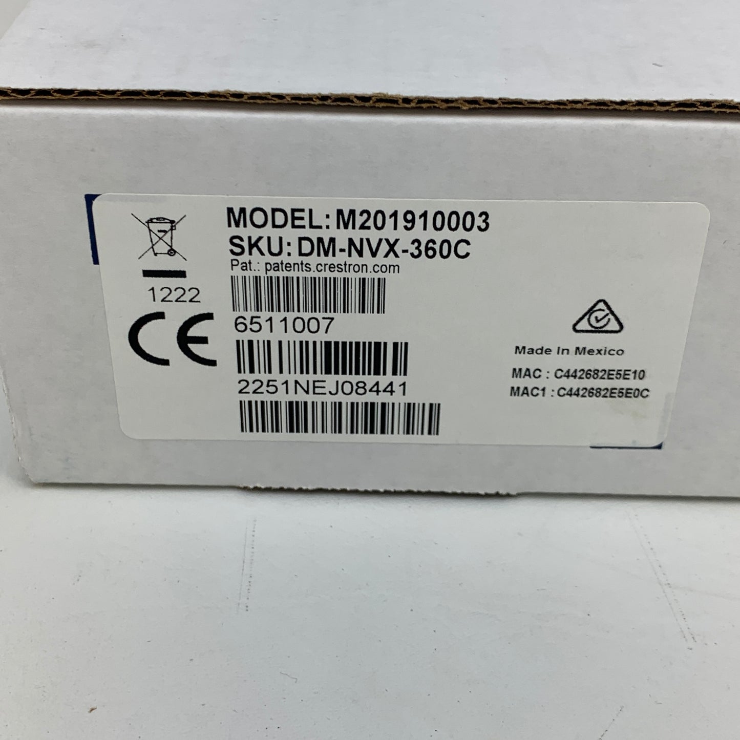 Crestron DM-NVX-360C 4K60 4:4:4 HDR Network AV Encoder/Decoder M201910003