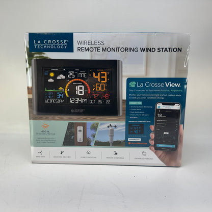 New La Crosse V21-WTH Wireless Wi-Fi Weather Station Color Forecast 1180033