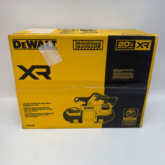 New DeWalt DCS379B 20V MAX  Dual Switch Band Saw