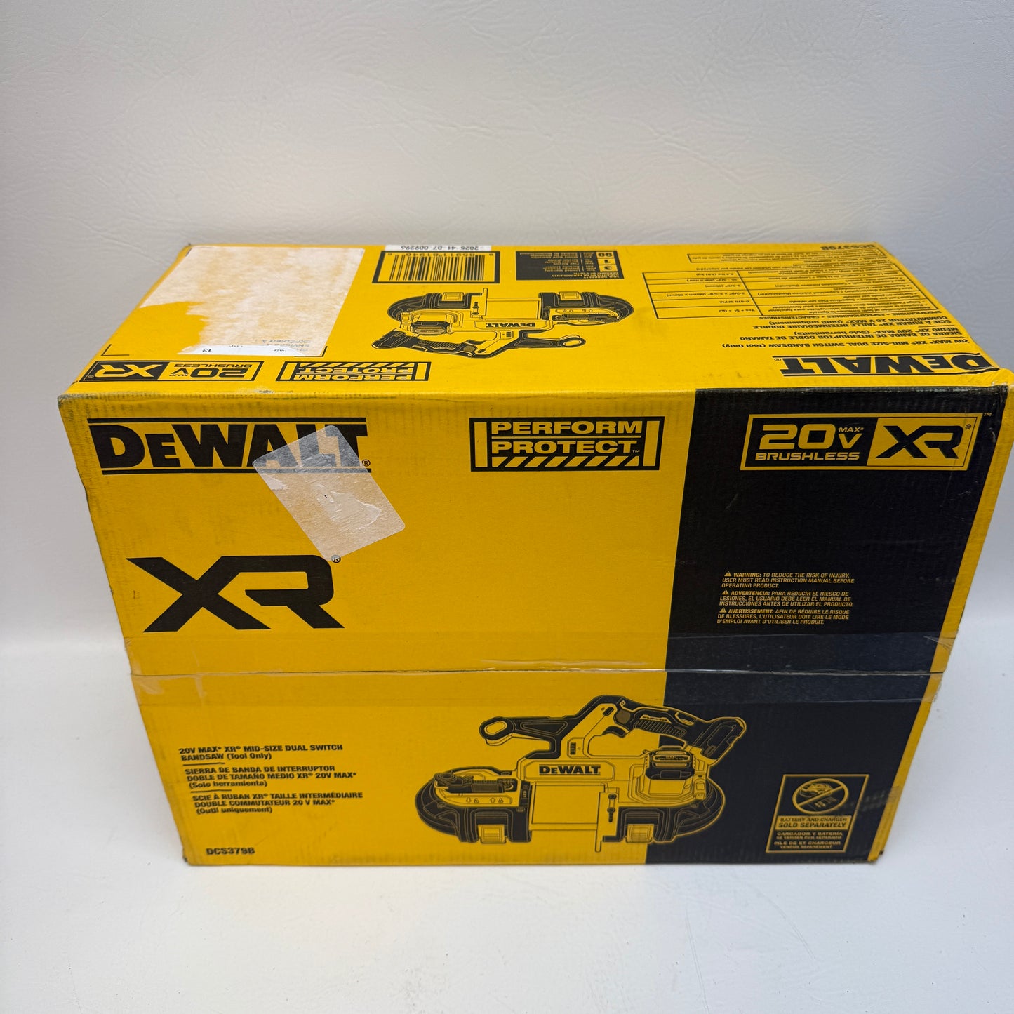 New DeWalt DCS379B 20V MAX  Dual Switch Band Saw