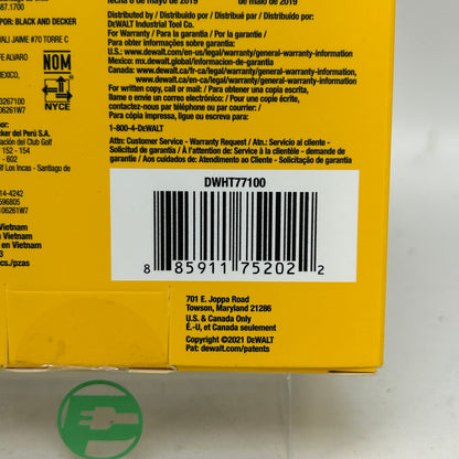 NEW DeWalt DWHT77100 100ft 30m Laser Distance Measurer Digital Measuring Tool