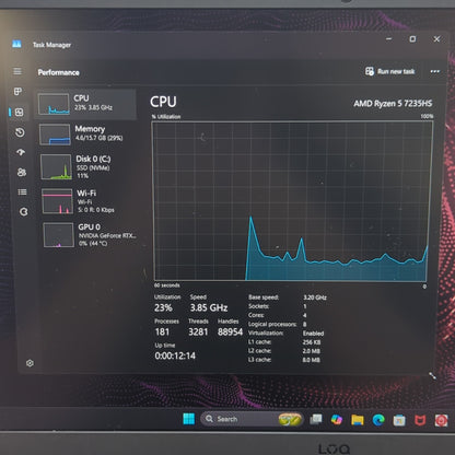 Lenovo LOQ 15 15ARP9 15.6" Ryzen 5 7235HS 3.2GHz 16GB RAM 512GB SSD GeForce RTX 