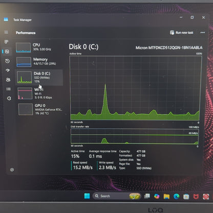Lenovo LOQ 15 15ARP9 15.6" Ryzen 5 7235HS 3.2GHz 16GB RAM 512GB SSD GeForce RTX 