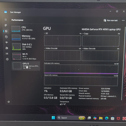 Lenovo LOQ 15 15ARP9 15.6" Ryzen 5 7235HS 3.2GHz 16GB RAM 512GB SSD GeForce RTX 