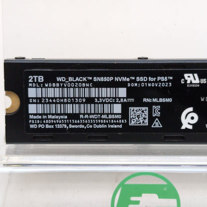 Western Digital WD M.2 2280 BLACK SN850 2TB M.2 NVMe Gen 4.0 x 4 SSD