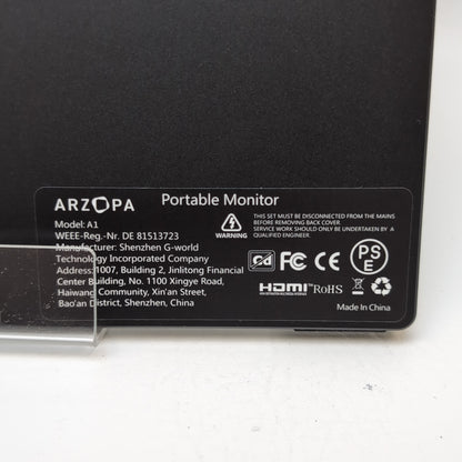 Arzopa 15.6" A1 LCD Display IPS Portable Monitor