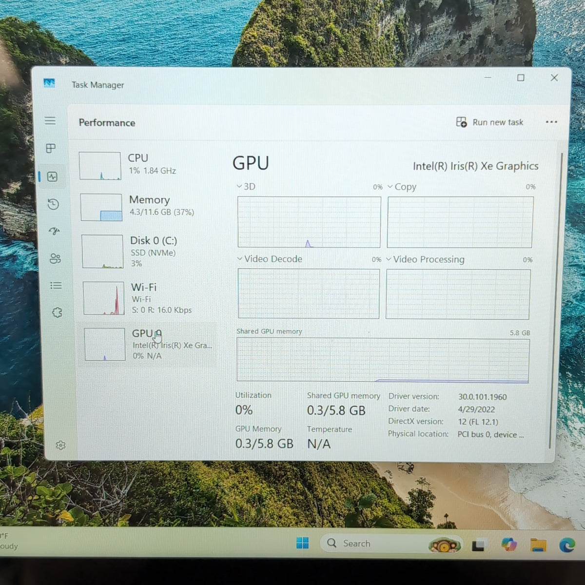 Lenovo IdeaPad Flex 5 15ITL05 15.6" i5-1135G7 2.4GHz 8GB RAM 256GB SSD