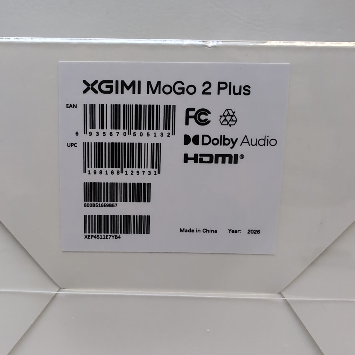 New XGIMI MoGo 2 Plus 1080P Portable Projector XK13T