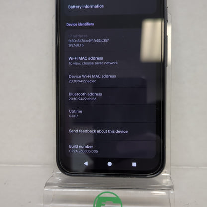 Google Pixel 8a 128GB Obsidian GA04385-US 6.1" Smartphone Verizon Locked
