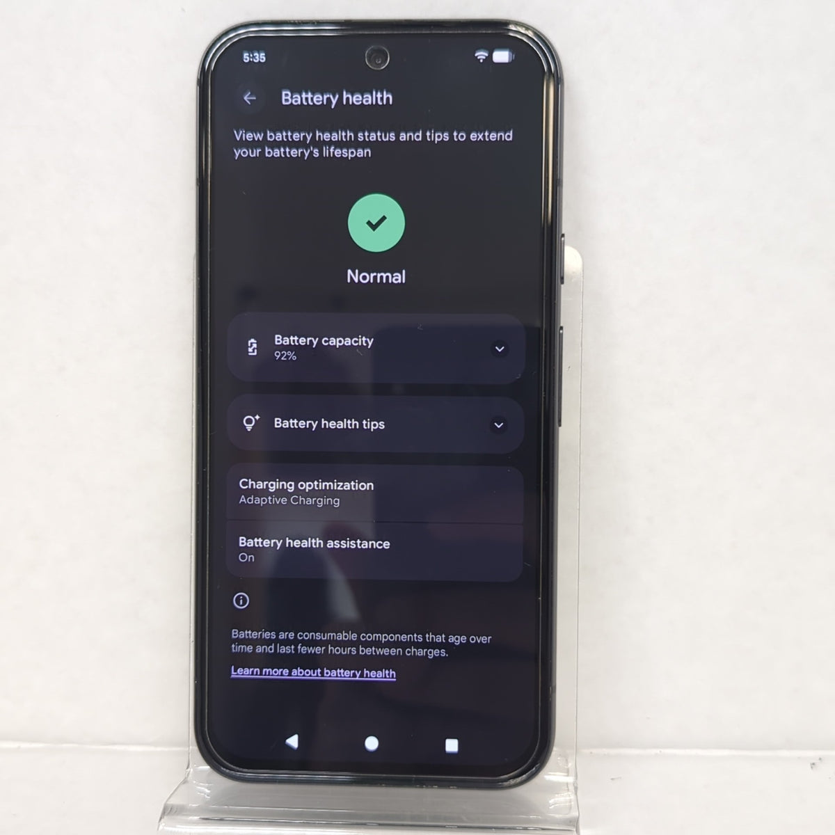 Google Pixel 8a 128GB Obsidian GA04385-US 6.1" Smartphone Verizon Locked