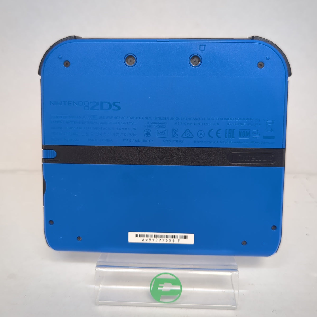 Nintendo 2DS Handheld Game Console Only FTR-001 Black/Blue
