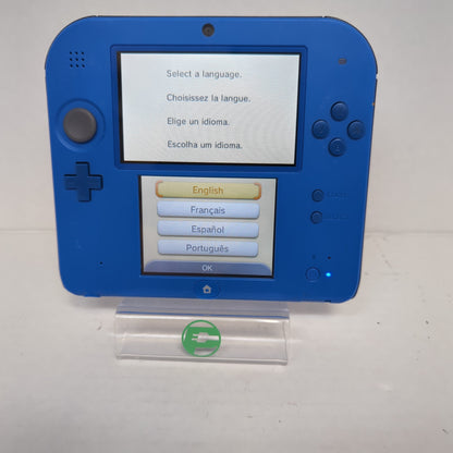 Nintendo 2DS Handheld Game Console Only FTR-001 Black/Blue