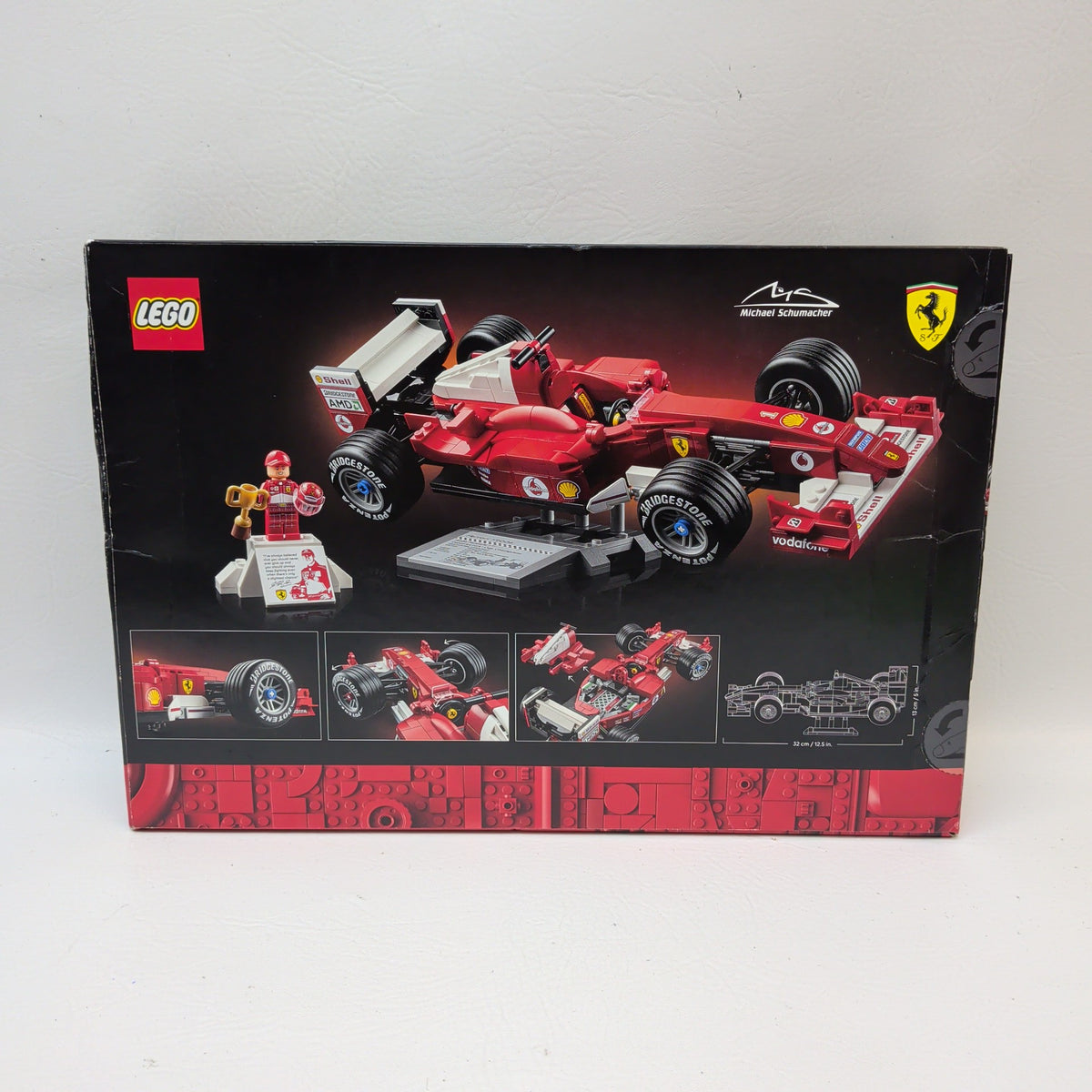 New LEGO Icons Ferrari F2004 Michael Schumacher Set 11375 735 Pieces